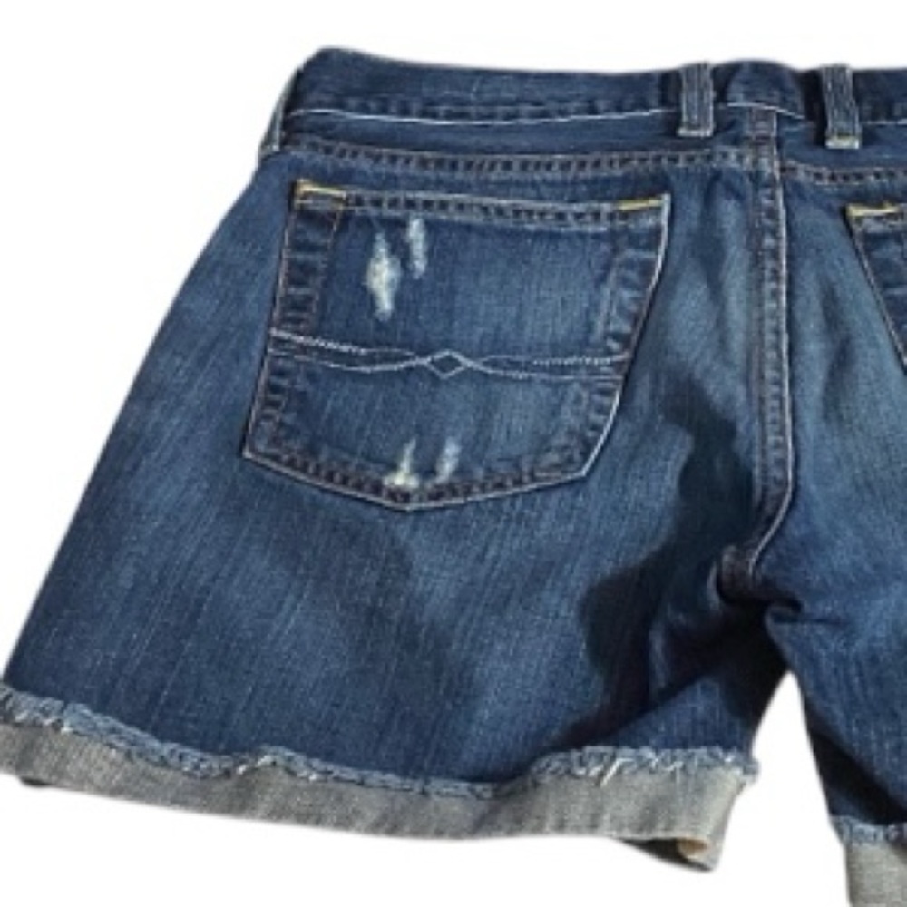 Lucky Brand Shorts, Denim, Cotton, Sz 4, Waist 27, Distressed, Riley shorts - Picture 11 of 14